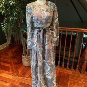 Alexis printed long maxi dress XS NWT